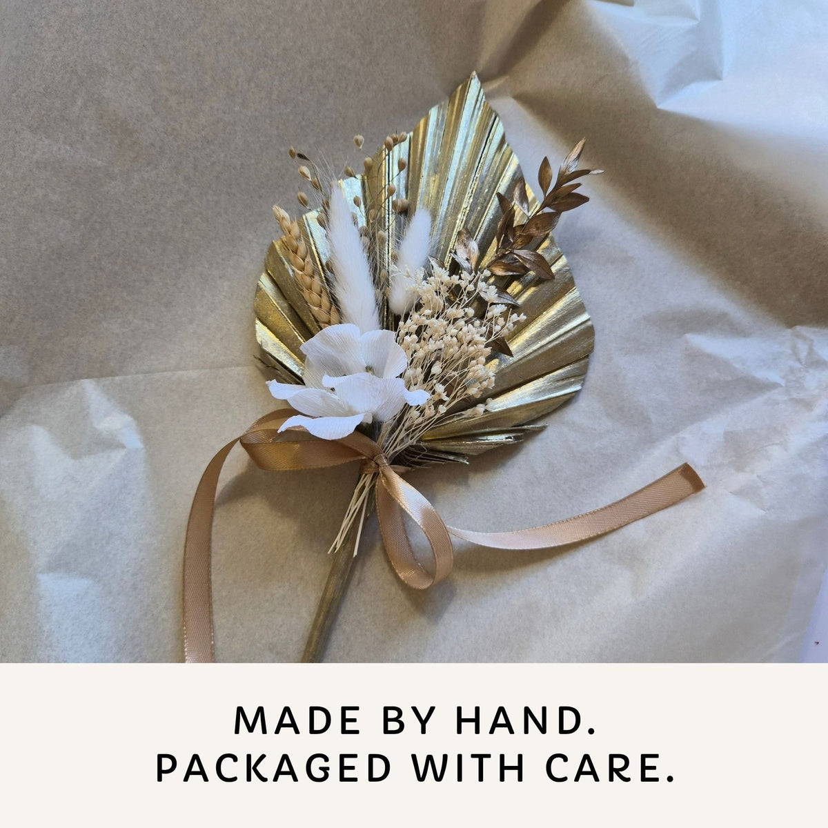 Golden Palm Cake Topper